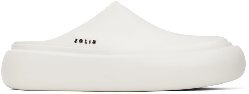 Photo: Solid Homme White Hardware Loafers