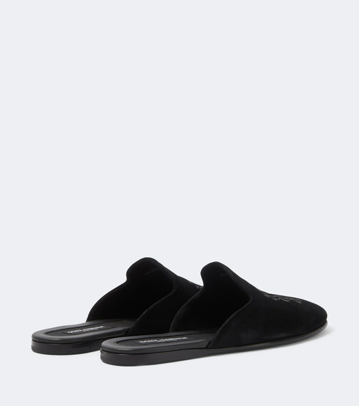 Dolce&Gabbana Embroidered suede mules