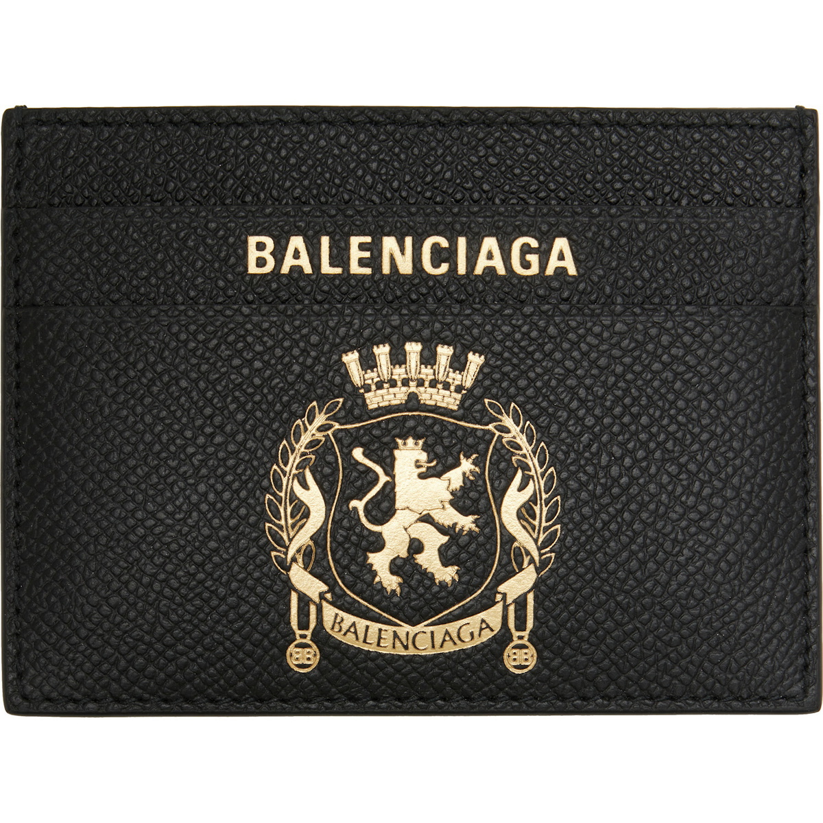Balenciaga Black Passport Card Holder