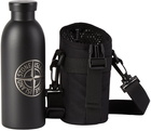 Stone Island Black Water Bottle, 500 mL