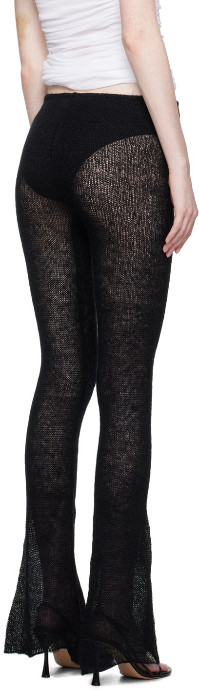 Subtle Le Nguyen Black Brushed Trousers