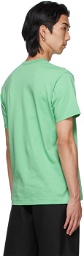 Comme des Garçons Shirt Green Logo T-Shirt