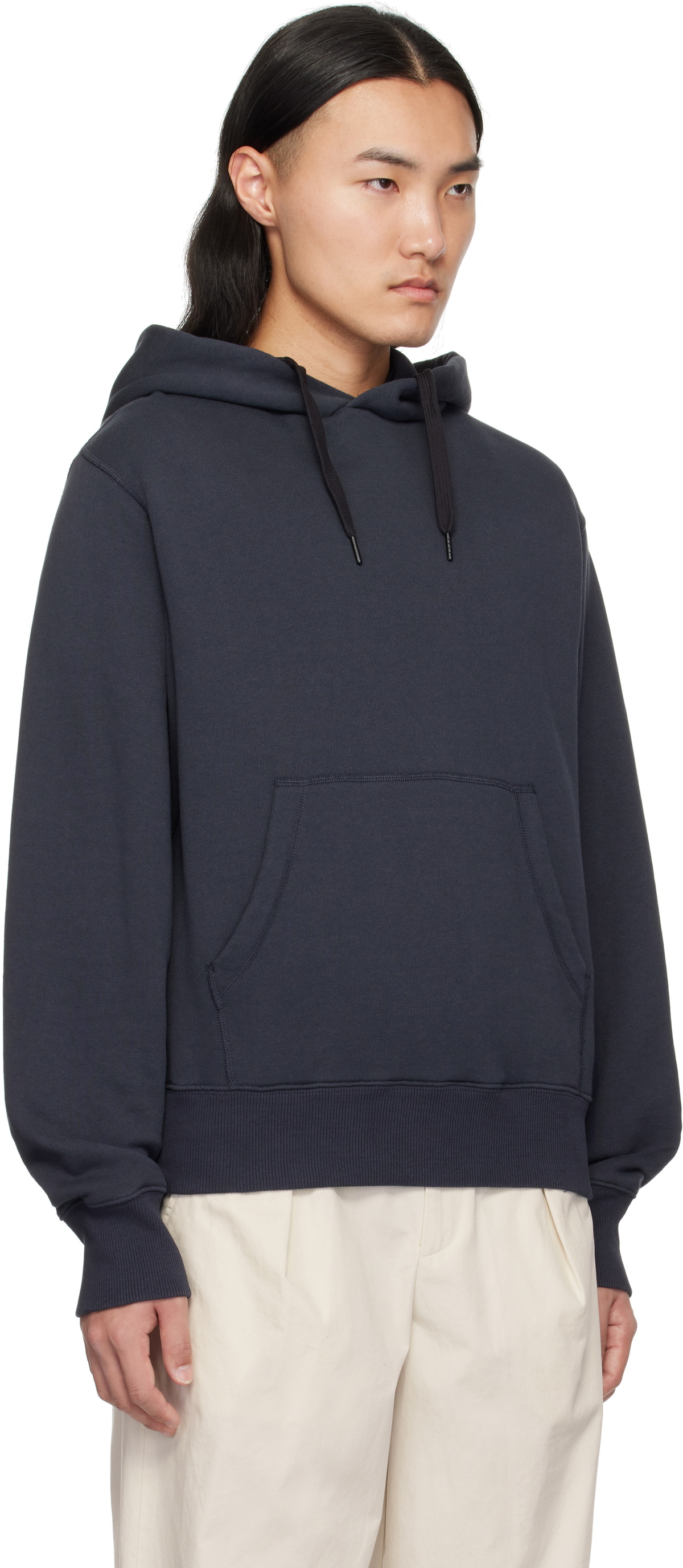 rag & bone Black Vintage Terry Damon Hoodie