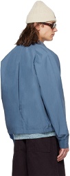 Maison Kitsuné Blue Zipped Jacket