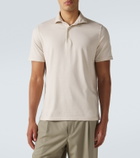 Fedeli Cotton jersey polo shirt