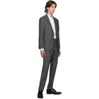 Boss Grey Striped Novan Suit