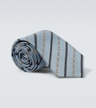 Gucci Horsebit silk jacquard tie