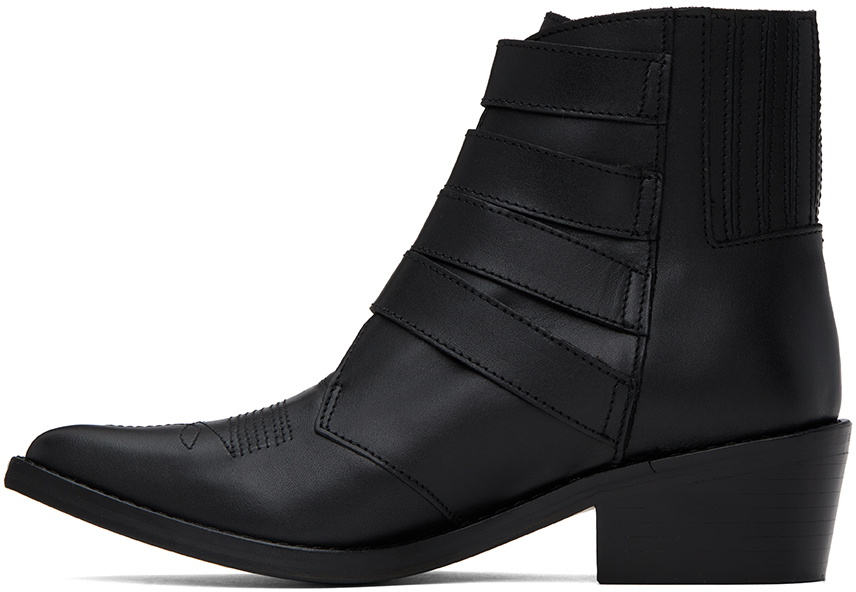Toga Pulla Black Cowboy Boots