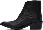 Toga Pulla Black Cowboy Boots