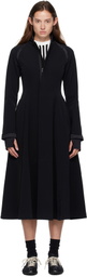 Y-3 Black Padded Midi Dress