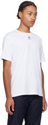 Bally White Embroidered-Logo T-Shirt