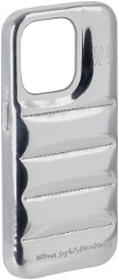 Urban Sophistication Silver 'The Puffer' iPhone 14 Pro Case