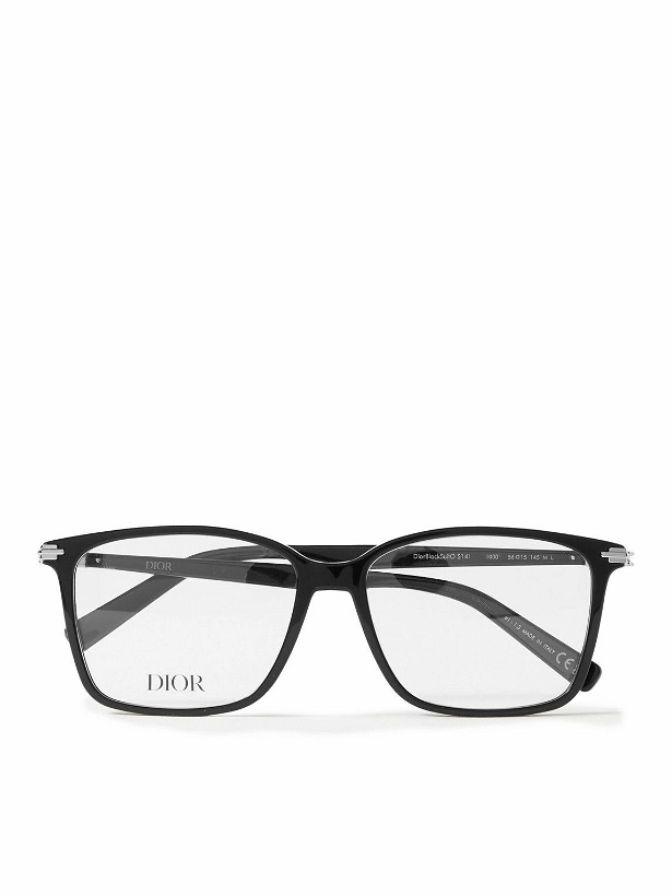 Photo: Dior Eyewear - DiorBlackSuit S14l Square-Frame Acetate and Silver-Tone Optical Glasses