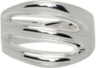 HANREJ Silver Fantastic Island Travel Ring