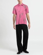 Needles Mens Shirt in Magenta