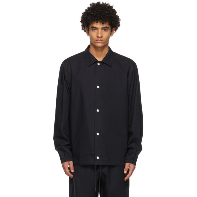 Photo: Jil Sander Navy Poplin Outdoor Jacket