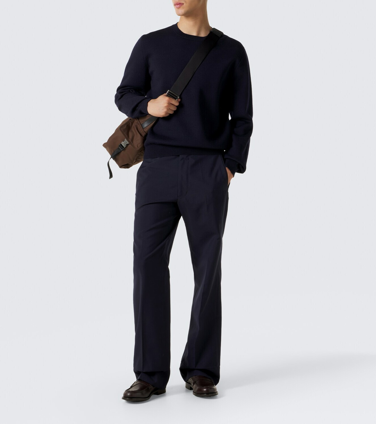 Prada Leather penny loafers