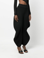 ALAÏA - Round Wool Blend Trousers