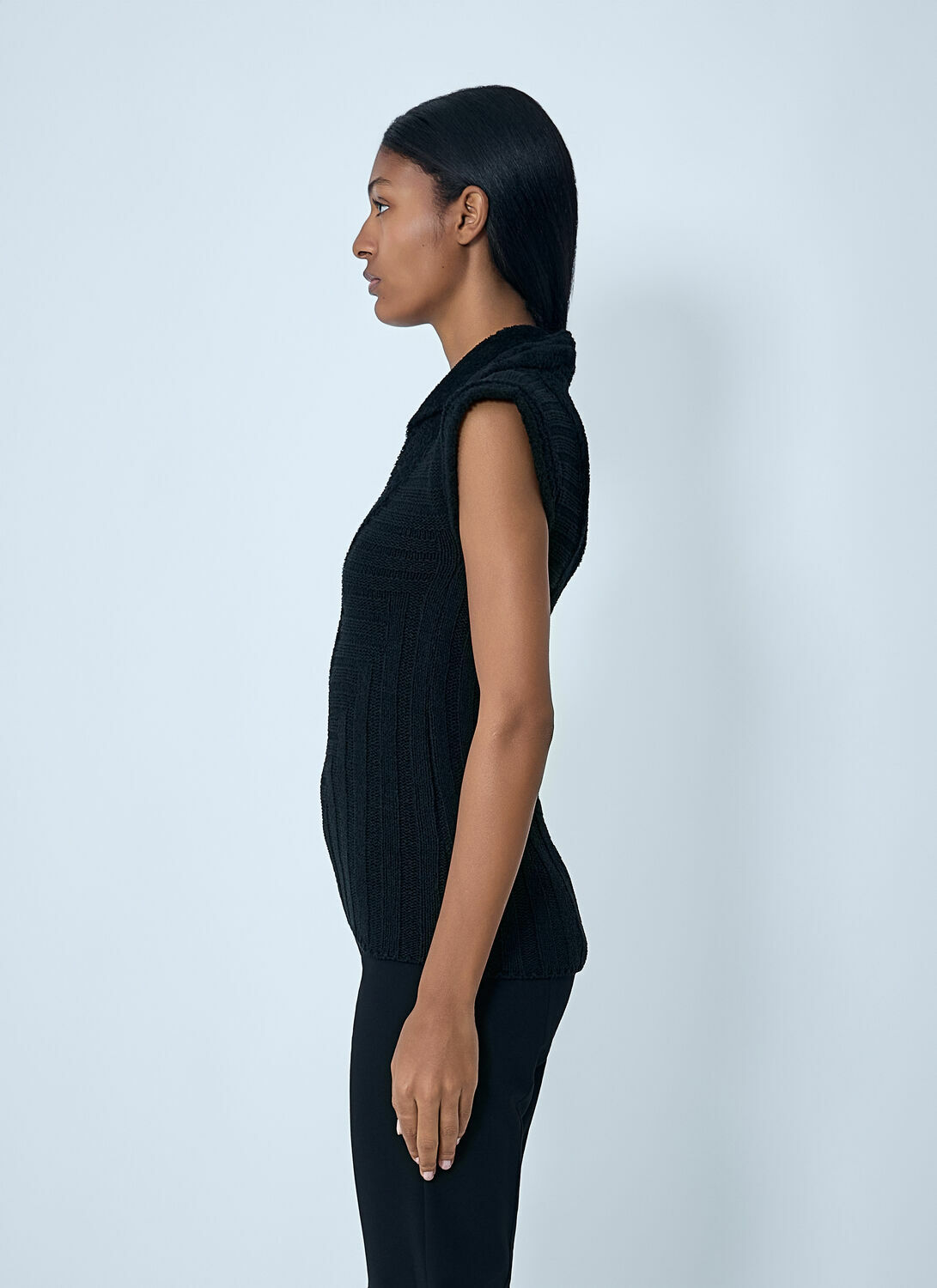Kiko Kostadinov Quimby Knitted Polo Vest