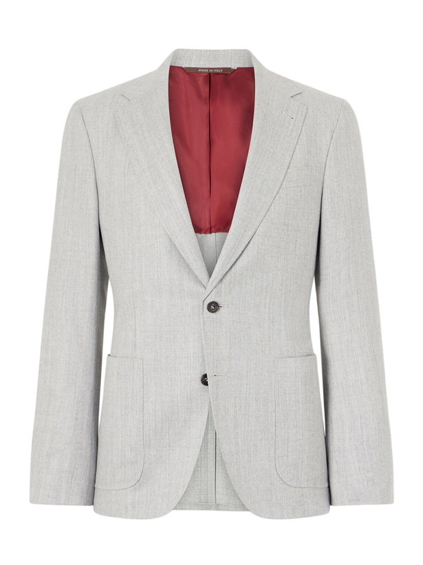 Photo: Canali - Kei Wool Blazer - Gray