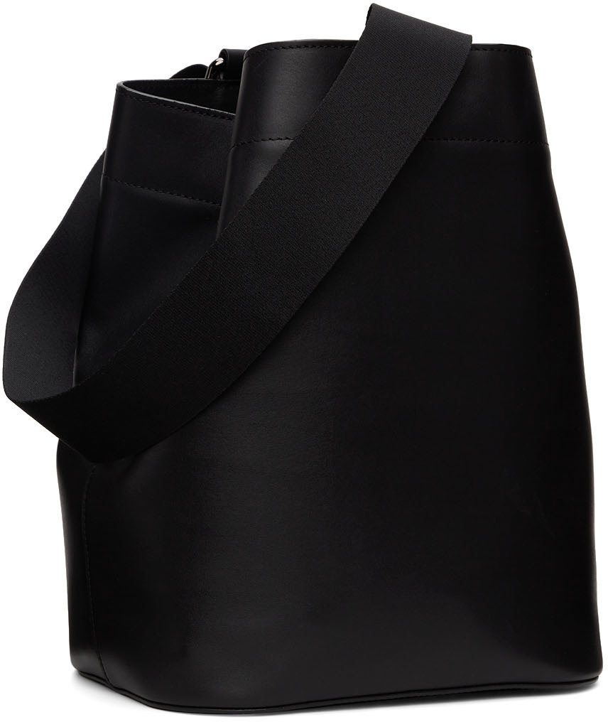 Studio Nicholson Black Calfskin Slide Shoulder Bag Studio Nicholson