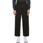 Comme des Garcons Homme Black Cotton Chino Trousers