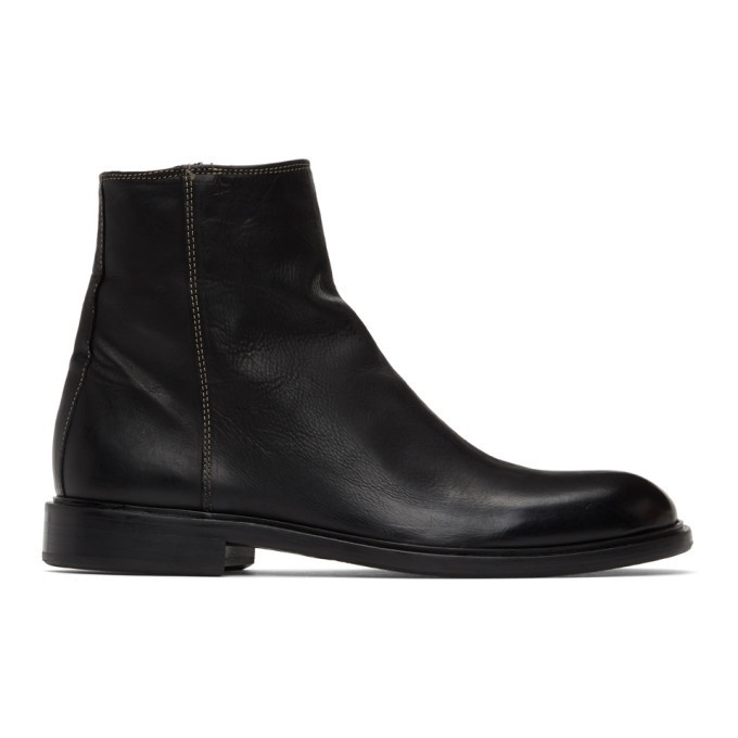 Photo: PS by Paul Smith Black Zip Billy Boots