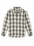 FRAME - Baja Checked Cotton Shirt - Gray