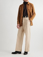 Gabriela Hearst - Lucas Suede Overshirt - Brown