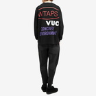 WTAPS Men's 12 Long Sleeve Printed T-Shirt in Black