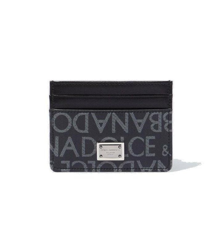 Photo: Dolce&Gabbana Logo leather card holder