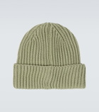 C.P. Company Goggle ribbed-knit wool beanie