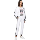 Dolce and Gabbana White Crewneck Hoodie