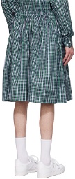 CHLOé NARDIN Green Check Skirt