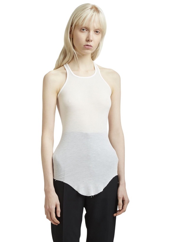 Photo: Rick Owens Rib Knit Crew Neck Vest Top