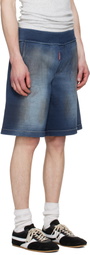 Dsquared2 Indigo Knit Shorts