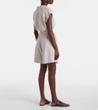 Loro Piana Dorin linen crêpe Bermuda shorts