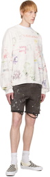 PALY Brown 'This Guy's' Double Knee Shorts