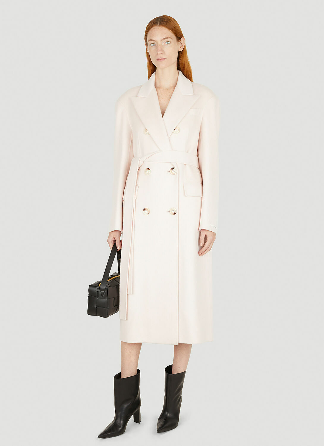 Sportmax Belted Double Breasted Coat