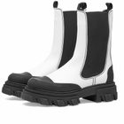 GANNI Women's Mid Chelsea Boot in Egret