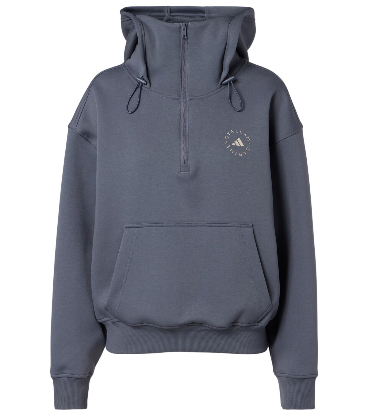 Adidas by Stella McCartney - Cropped zip-up jersey hoodie adidas