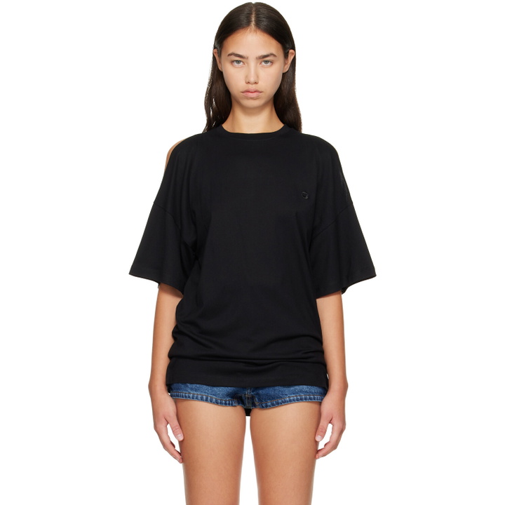 Photo: Coperni Black Open Shoulder T-shirt