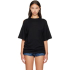Coperni Black Open Shoulder T-shirt