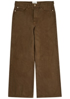 The Elder Statesman Hunter Wide-leg Jeans Brown