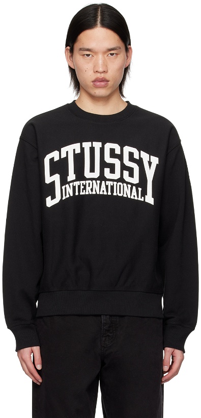 Photo: Stüssy Black 'International' Sweatshirt