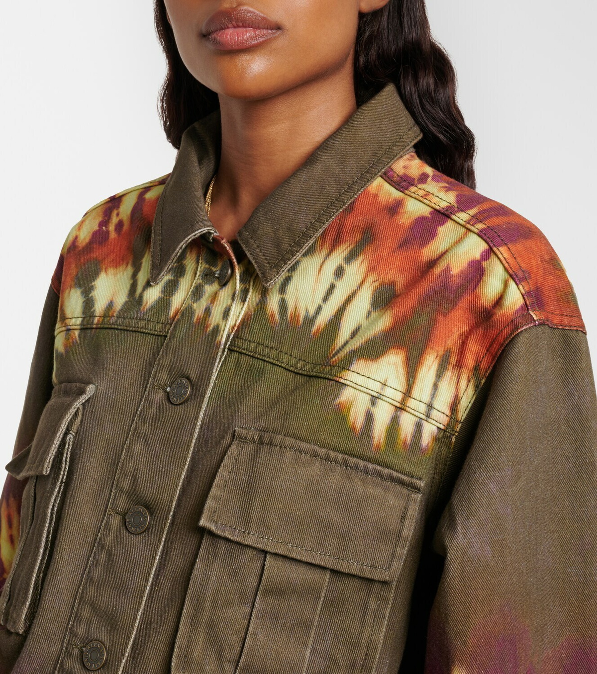 Alémais Marilyn dyed denim jacket