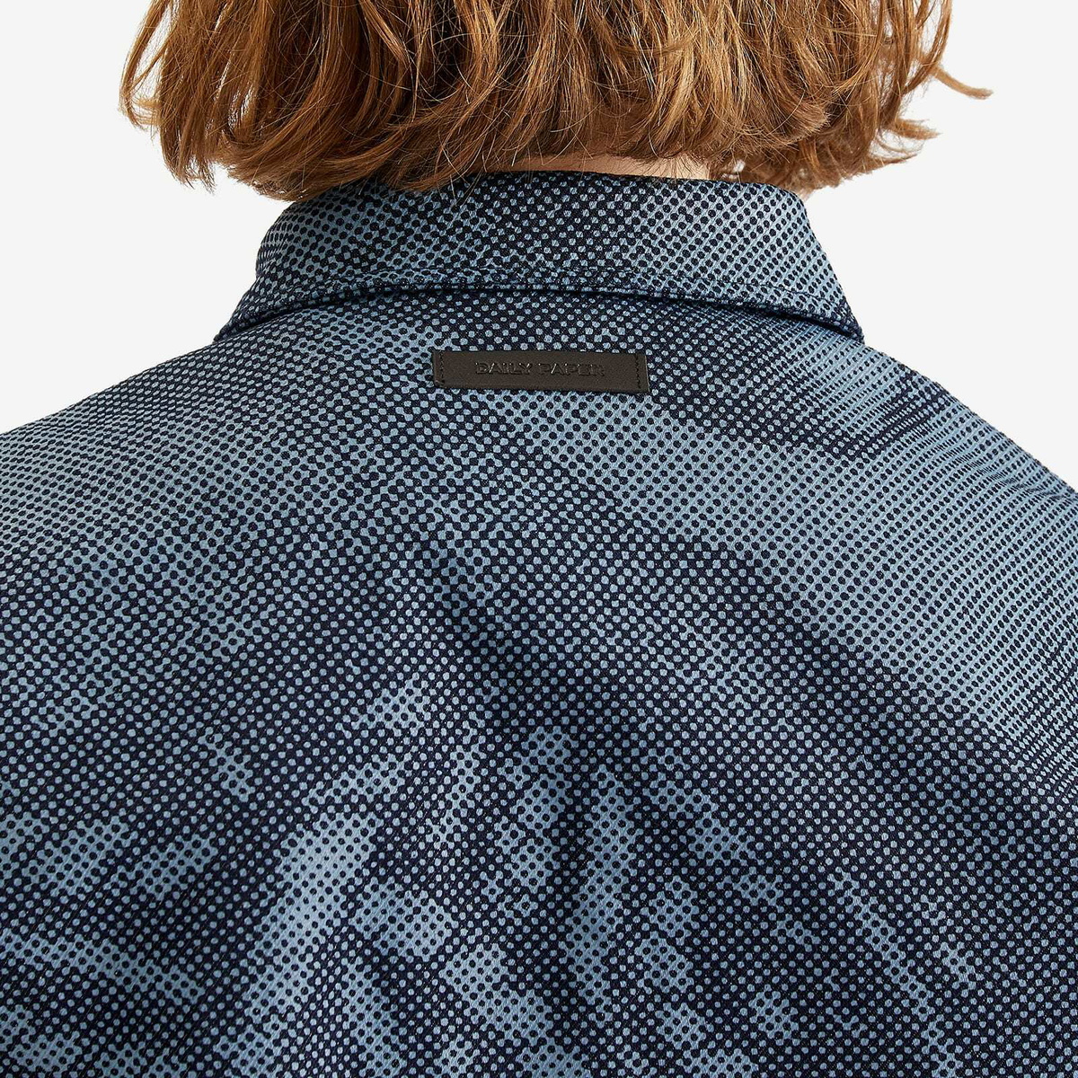Daily Paper Men's Braids Denim Shirt in Multi-Colored