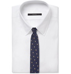 Gucci - 7.5cm Logo-Jacquard Silk-Twill Tie - Blue