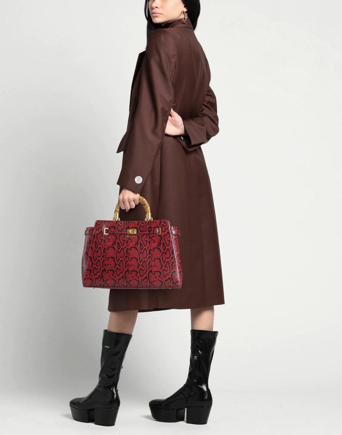 Guess Womens Handbag in Red