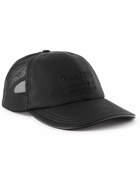 Burberry - Logo-Embroidered Cotton-Twill and Mesh Baseball Cap - Black
